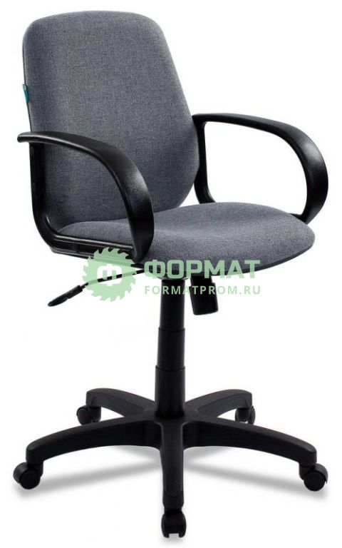 Изображение товара Кресло Бюрократ CH-808-LOW/GREY низкая спинка серый 10-128