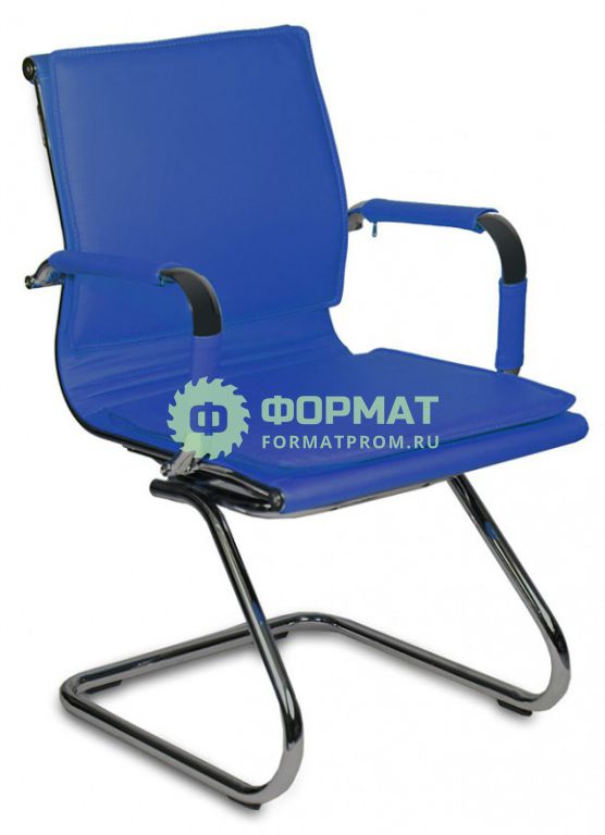 Изображение товара Кресло Бюрократ CH-993-Low-V/blue низкая спинка синий искусственная кожа