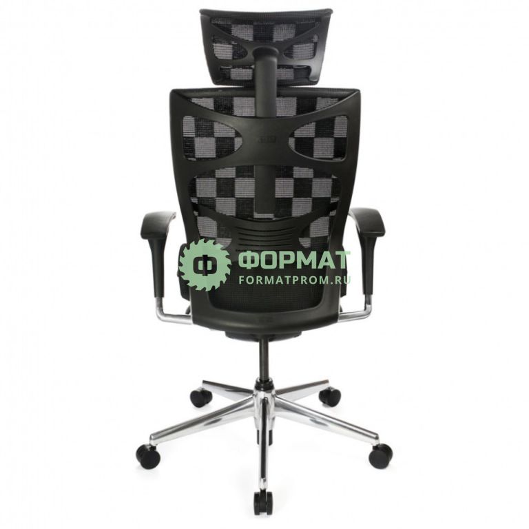 Изображение товара Кресло руководителя Бюрократ 811/Black черный клетка сетка крестовина алюминий
