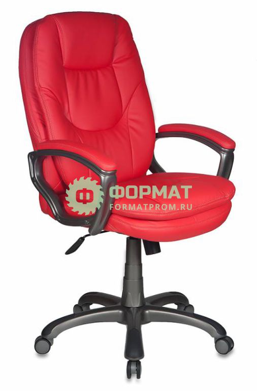 Изображение товара Кресло руководителя Бюрократ CH-868 AXSN/Red сиденье красный искусственная кожа (пластик темно-серый)