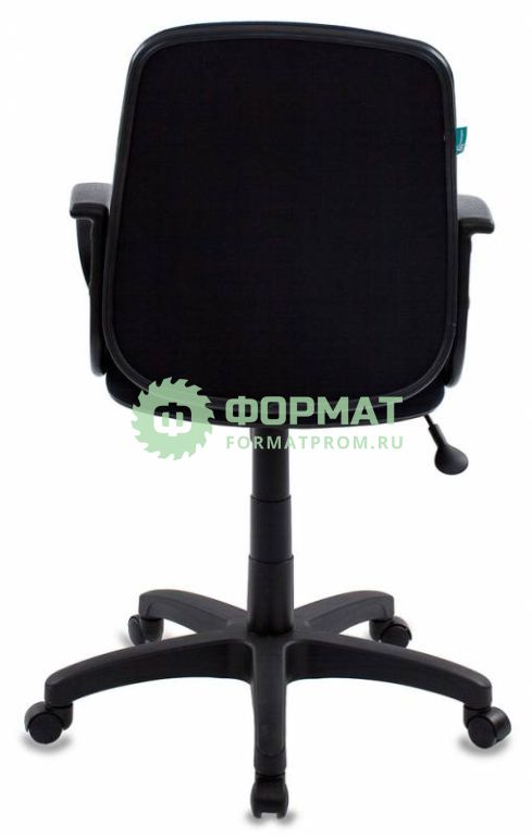 Изображение товара Кресло Бюрократ CH-808-LOW/BLACK низкая спинка черный 80-11