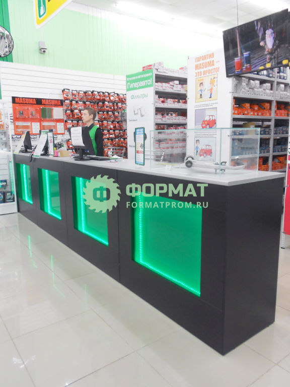 Стойка ресепшн для клиентов ГиперАвто