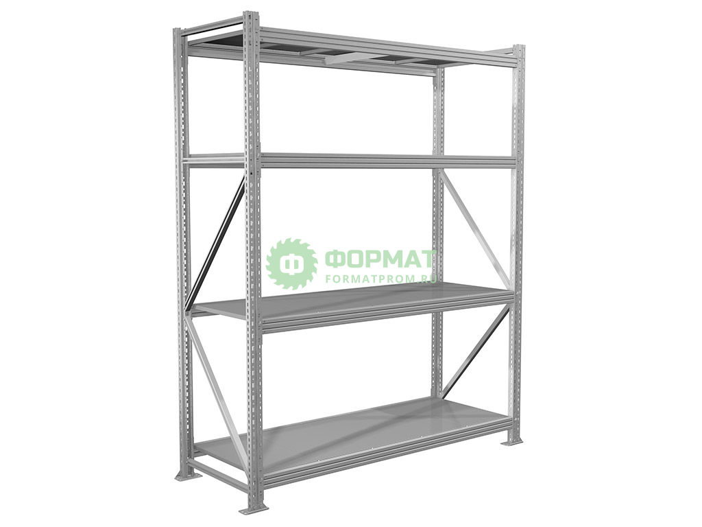 Изображение товара Металлический стеллаж MS PRO 200/150X60/4