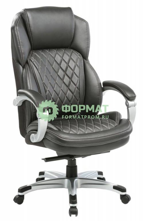Изображение товара Кресло руководителя Бюрократ T-9915/BLACK черный рец.кожа/кожзам