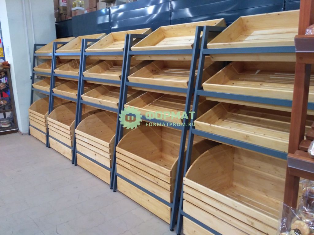 Производство торгового оборудования для сети супермаркетов 