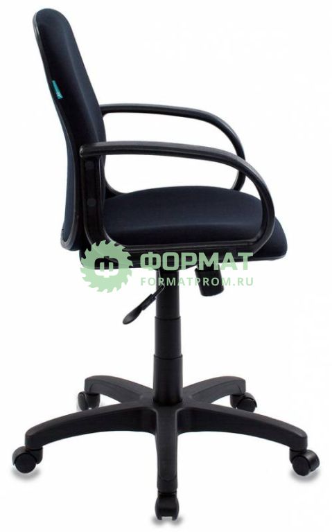 Изображение товара Кресло Бюрократ CH-808-LOW/BLACK низкая спинка черный 80-11