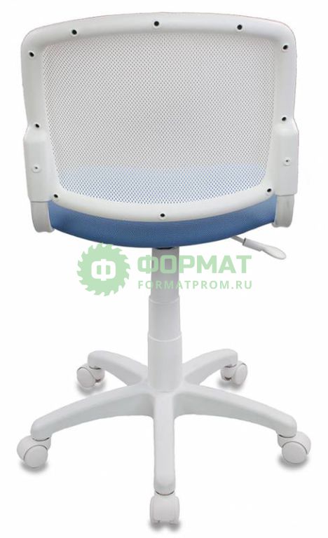 Изображение товара Кресло детское Бюрократ CH-W296NX/26-24 спинка сетка белый TW-15 сиденье голубой 26-24