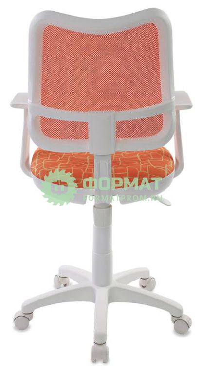 Изображение товара Кресло детское Бюрократ CH-W797/OR/GIRAFFE спинка сетка оранжевый сиденье оранжевый жираф Giraffe (пластик белый)