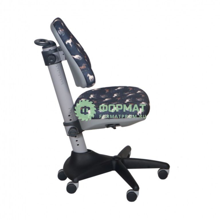 Изображение товара Кресло детское Бюрократ KD-2/G/horse-gy серый лошади Horse-gy (пластик серый)
