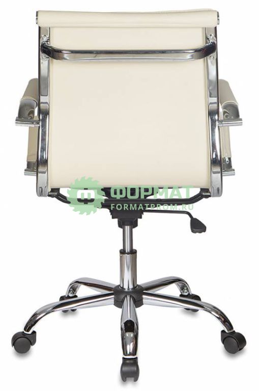 Кресло руководителя Бюрократ CH-991-Low/Ivory низкая спинка слоновая кость искусственная кожа крестовина хром Изображение товара Кресло руководителя Бюрократ CH-991-Low/Ivory низкая спинка слоновая кость искусственная кожа крестовина хром