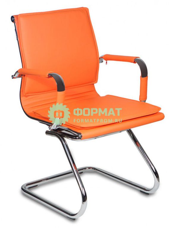Изображение товара Кресло Бюрократ CH-993-Low-V/orange низкая спинка оранжевый искусственная кожа