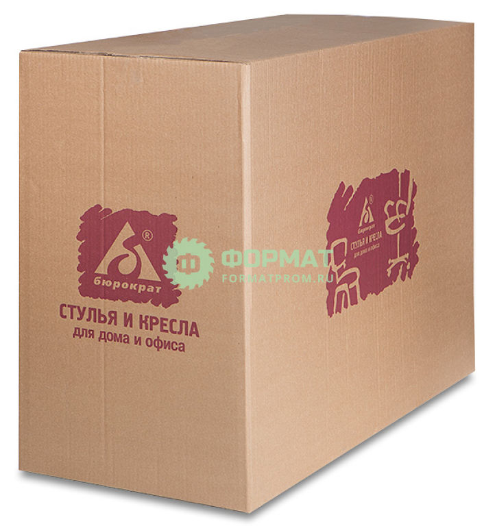 Изображение товара Кресло руководителя Бюрократ T-9950AXSN/Brown сиденье коричневый кожа/кожзам крестовина хром