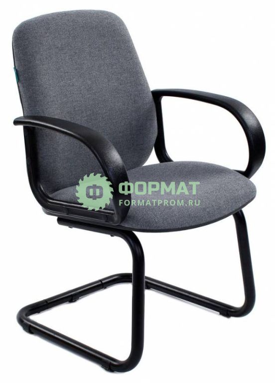 Изображение товара Кресло Бюрократ CH-808-LOW-V/GREY низкая спинка серый 10-128