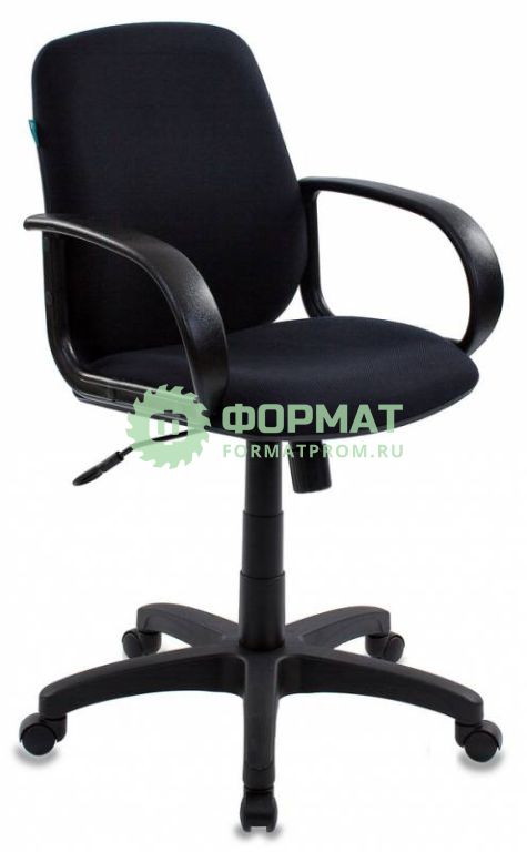 Изображение товара Кресло Бюрократ CH-808-LOW/BLACK низкая спинка черный 80-11