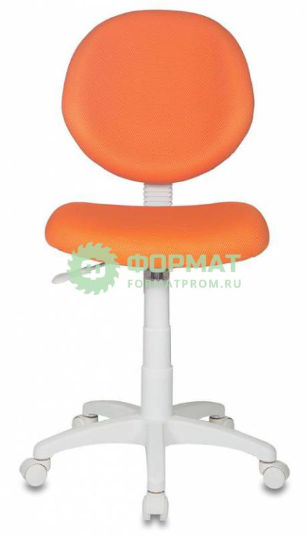 Изображение товара Кресло детское Бюрократ KD-W6/TW-96-1 оранжевый TW-96-1 (пластик белый)