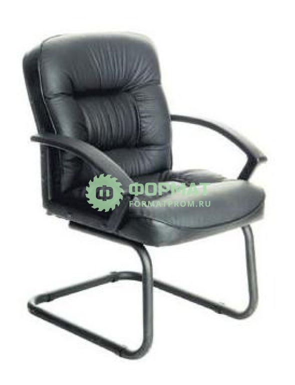 Изображение товара Кресло Бюрократ T-9908AXSN-Low-V низкая спинка черный кожа