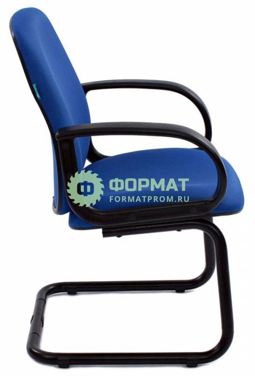 Изображение товара Кресло Бюрократ CH-808-LOW-V/BLUE низкая спинка синий 15-10