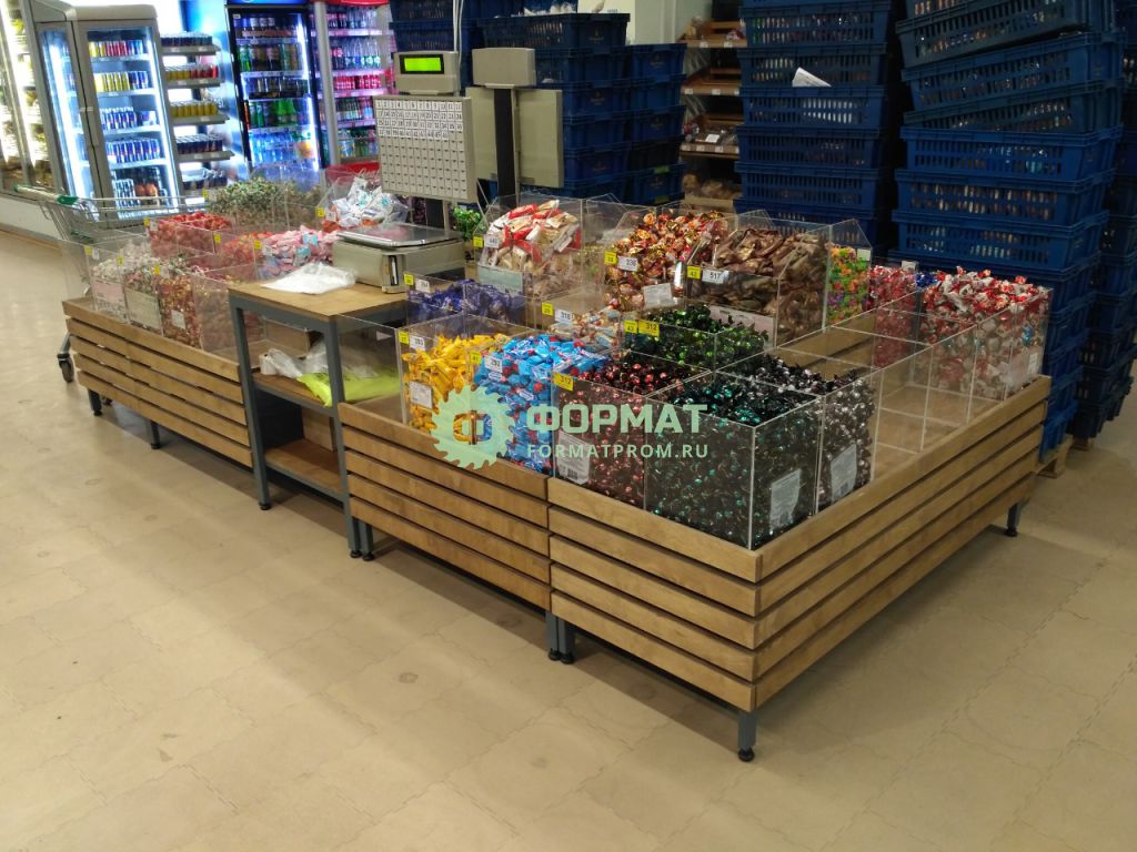 Производство торгового оборудования для сети супермаркетов 