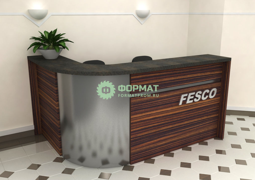 Проектирование брендированной стойки ресепшен