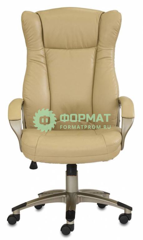 Изображение товара Кресло руководителя Бюрократ CH-879Y/Beige бежевый искусственная кожа (пластик золото)