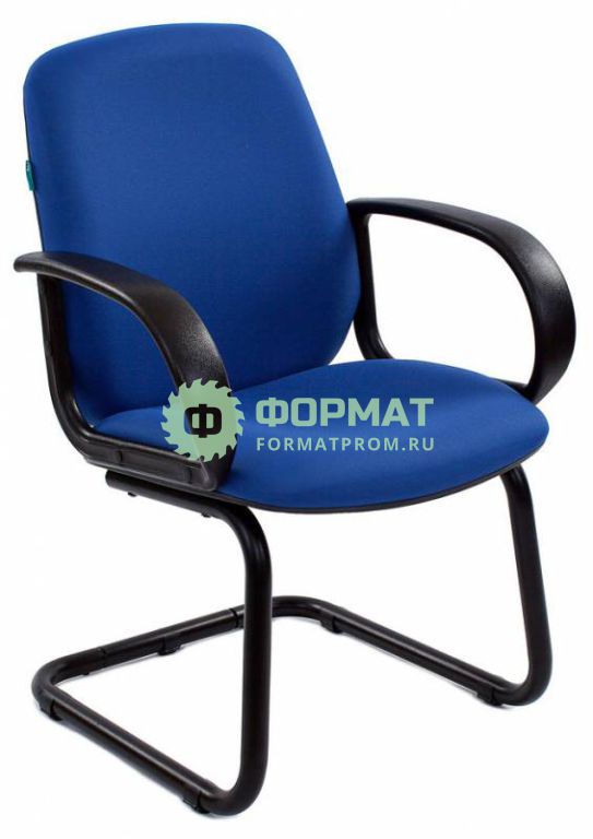 Изображение товара Кресло Бюрократ CH-808-LOW-V/BLUE низкая спинка синий 15-10