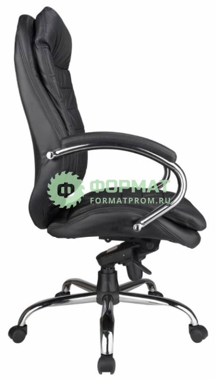 Изображение товара Кресло руководителя Бюрократ T-9950AXSN/Black сиденье черный кожа/кожзам крестовина хром