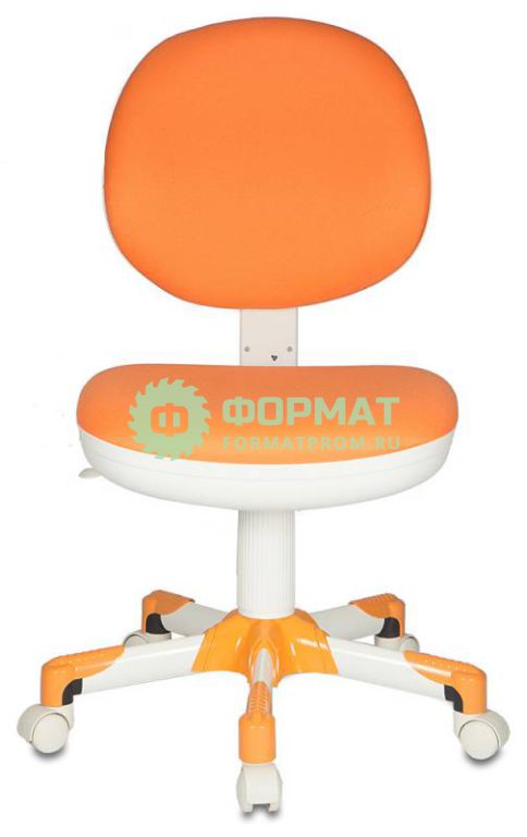 Изображение товара Кресло детское Бюрократ CH-W357/15-75 оранжевый 15-75 крестовина металл (пластик белый)