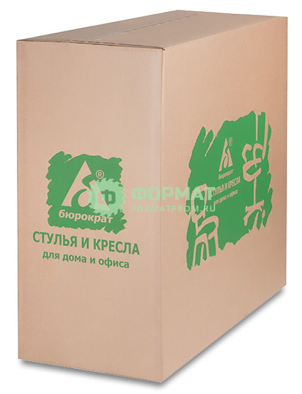 Изображение товара Кресло Бюрократ T-9950AV/Brown низкая спинка сиденье коричневый кожа/кожзам