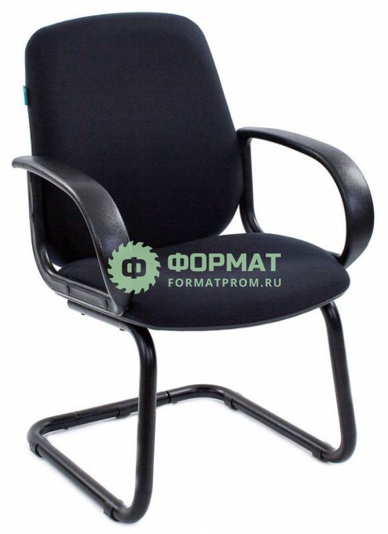 Изображение товара Кресло Бюрократ CH-808-LOW-V/BLACK низкая спинка черный 80-11