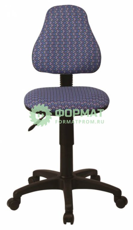 Изображение товара Кресло детское Бюрократ KD-4/55-3 синий бабочки 55-3