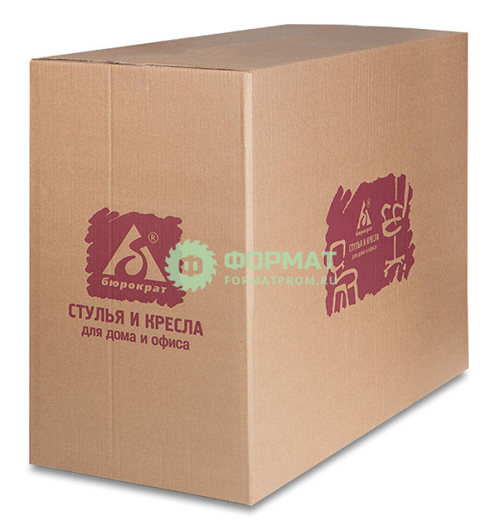 Изображение товара Кресло руководителя Бюрократ CH-879DG/Brown коричневый искусственная кожа (пластик темно-серый)