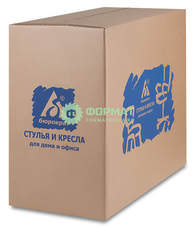Изображение товара Кресло руководителя Бюрократ _DAO/BROWN коричневый кожа крестовина алюминий