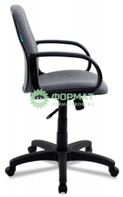 Изображение товара Кресло Бюрократ CH-808-LOW/GREY низкая спинка серый 10-128