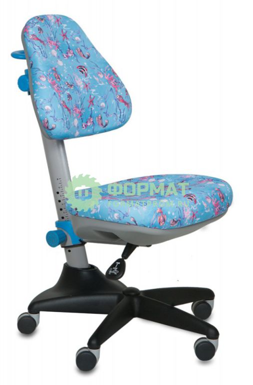 Изображение товара Кресло детское Бюрократ KD-2/BL/aqua голубой аквариум Aqua