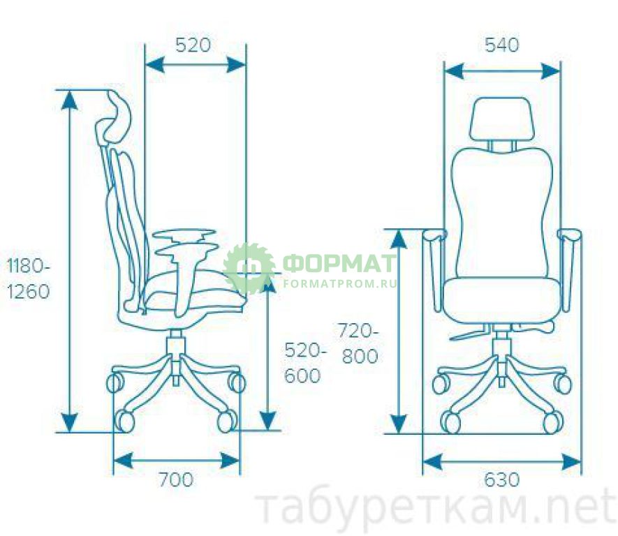 Изображение товара Кресло EverProf FORUM PU (коричневая экокожа)