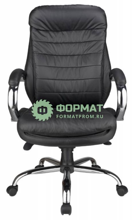 Изображение товара Кресло руководителя Бюрократ T-9950AXSN/Black сиденье черный кожа/кожзам крестовина хром