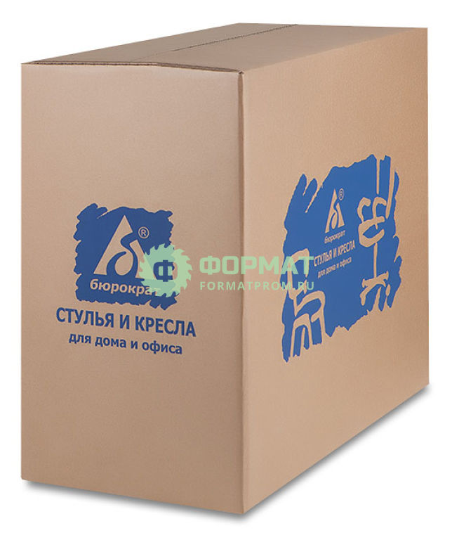 Изображение товара Кресло руководителя Бюрократ T-9910/BROWN коричневый искусственная кожа (пластик серебро)