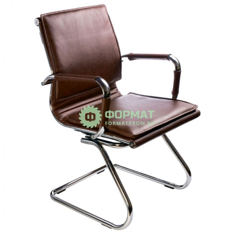Изображение товара Кресло Бюрократ CH-993-Low-V/Brown низкая спинка коричневый искусственная кожа