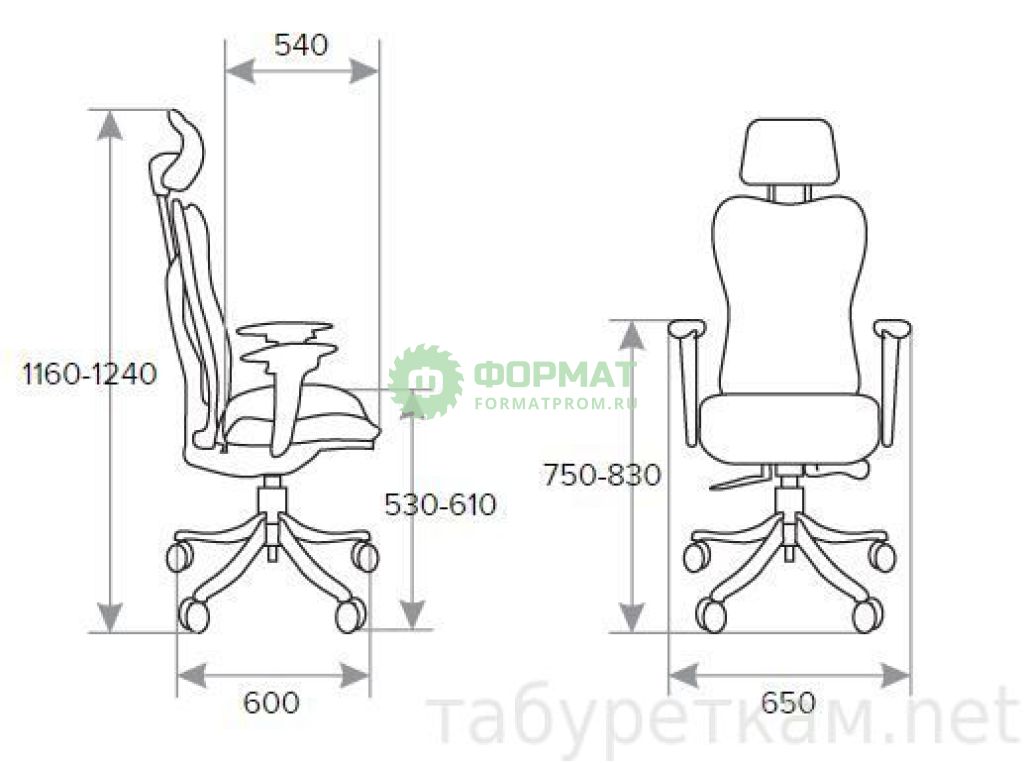 Изображение товара Кресло EverProf KLIO PU (экокожа, металл/крестовина)
