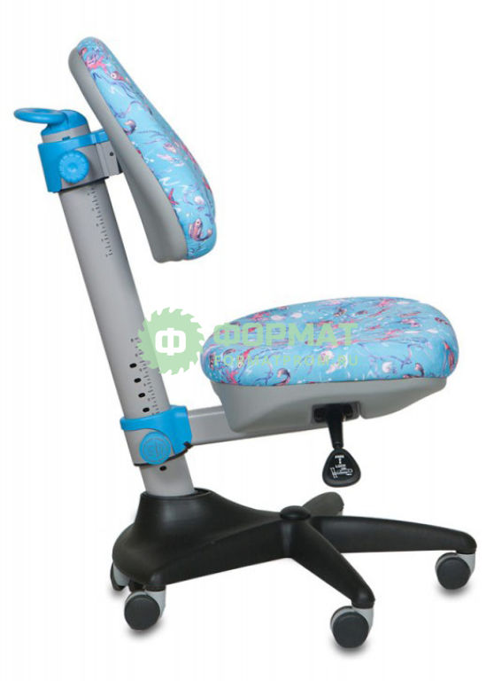 Изображение товара Кресло детское Бюрократ KD-2/BL/aqua голубой аквариум Aqua
