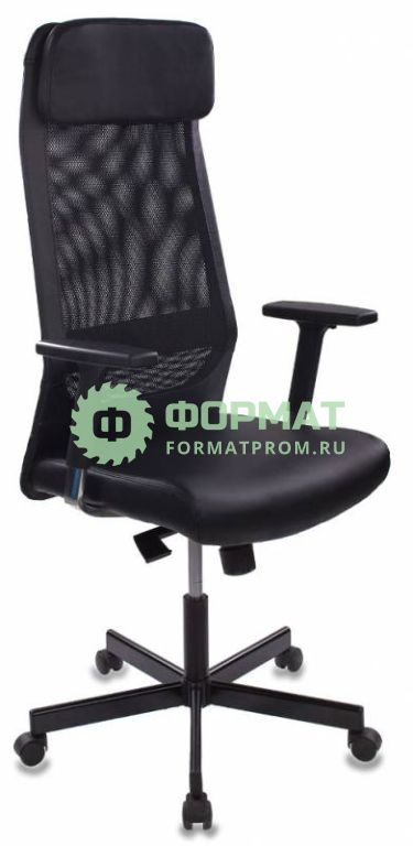 Изображение товара Кресло руководителя Бюрократ T-995/BLACK черный TW-01 искусственная кожа крестовина металл