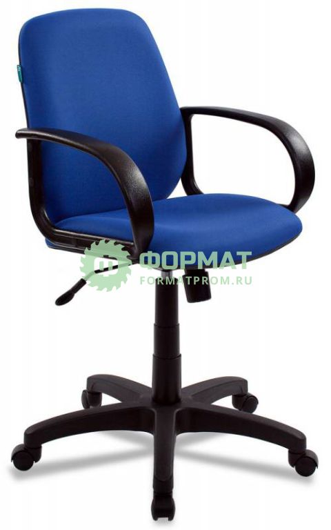 Изображение товара Кресло Бюрократ CH-808-LOW/BLUE низкая спинка синий 15-10