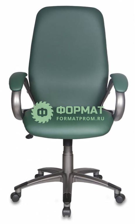 Изображение товара Кресло руководителя Бюрократ T-700DG/OR-01 зеленый Or-01 искусственная кожа (пластик темно-серый)