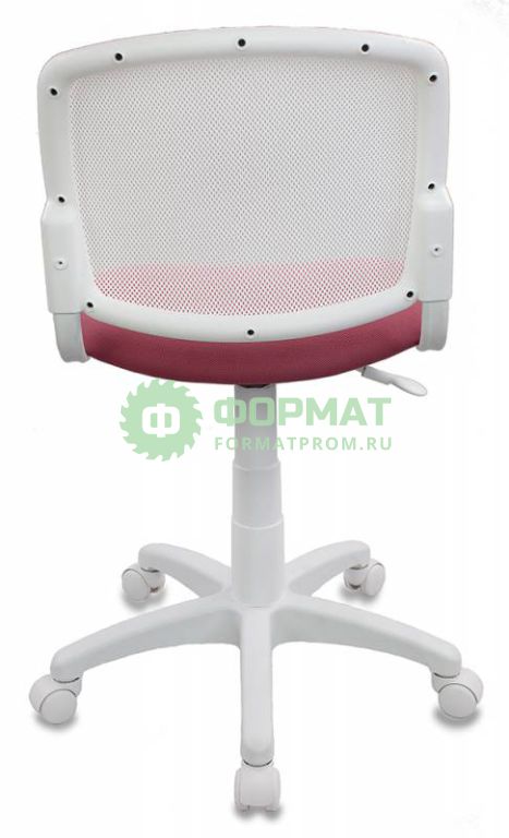 Изображение товара Кресло детское Бюрократ CH-W296NX/26-31 спинка сетка белый TW-15 сиденье розовый 26-31