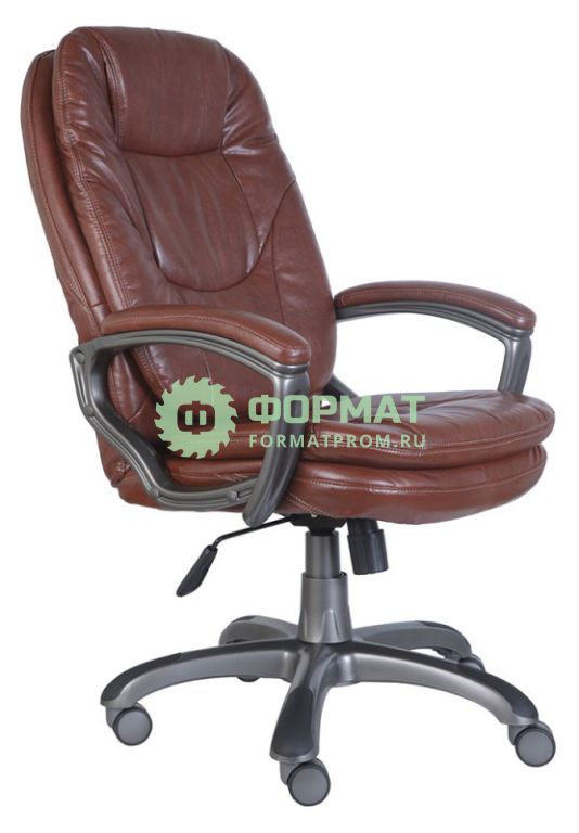 Изображение товара Кресло руководителя Бюрократ CH-868 AXSN/Brown коричневый искусственная кожа (пластик темно-серый)